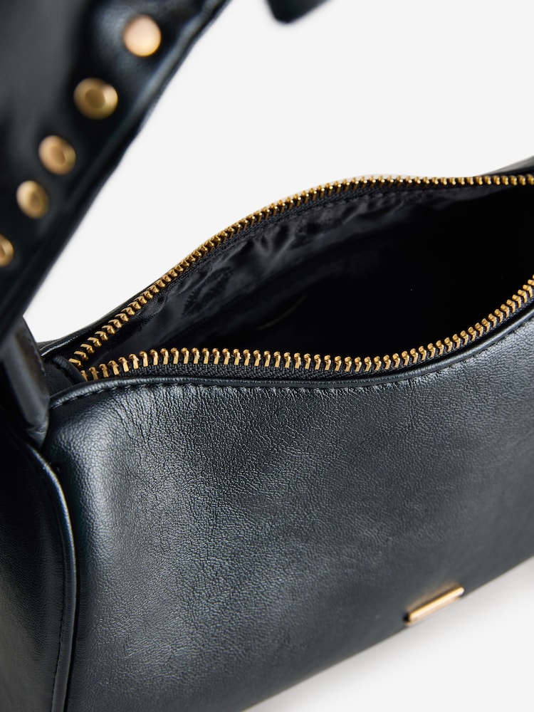 Rockett St George Black Studded Bow Handle Bag - Image 10 of 10