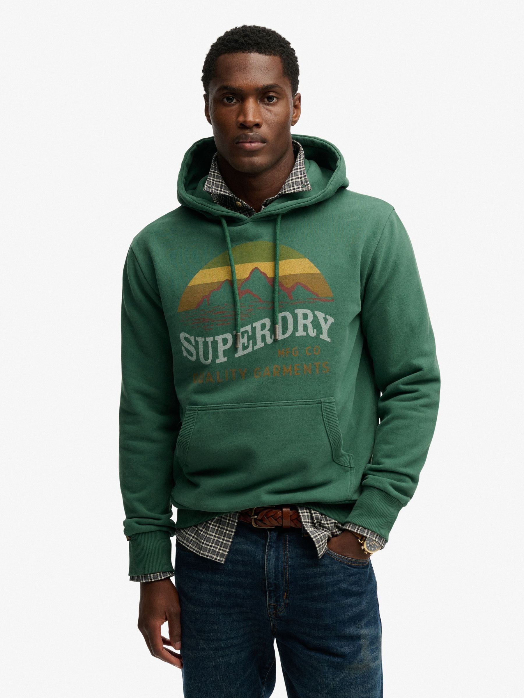 Superdry Men's Green Shirt - Image 2