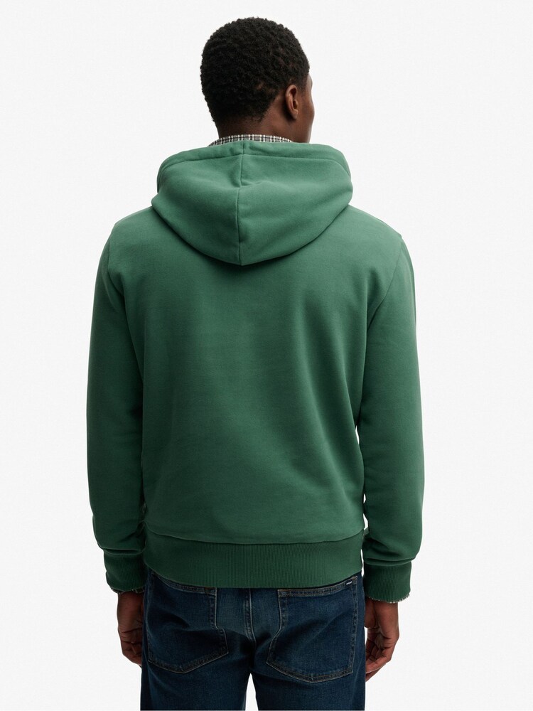 SUPERDRY Green Outdoors Mountain Relaxed Hoodie - Image 2 of 5