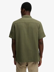 SUPERDRY Green The Merchant Store - Textured Short Sleeve Shirt - Image 5 of 7