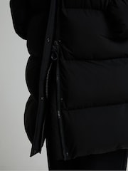 Zavetti Canada Black Elloria Longline Puffer Jacket - Image 4 of 5