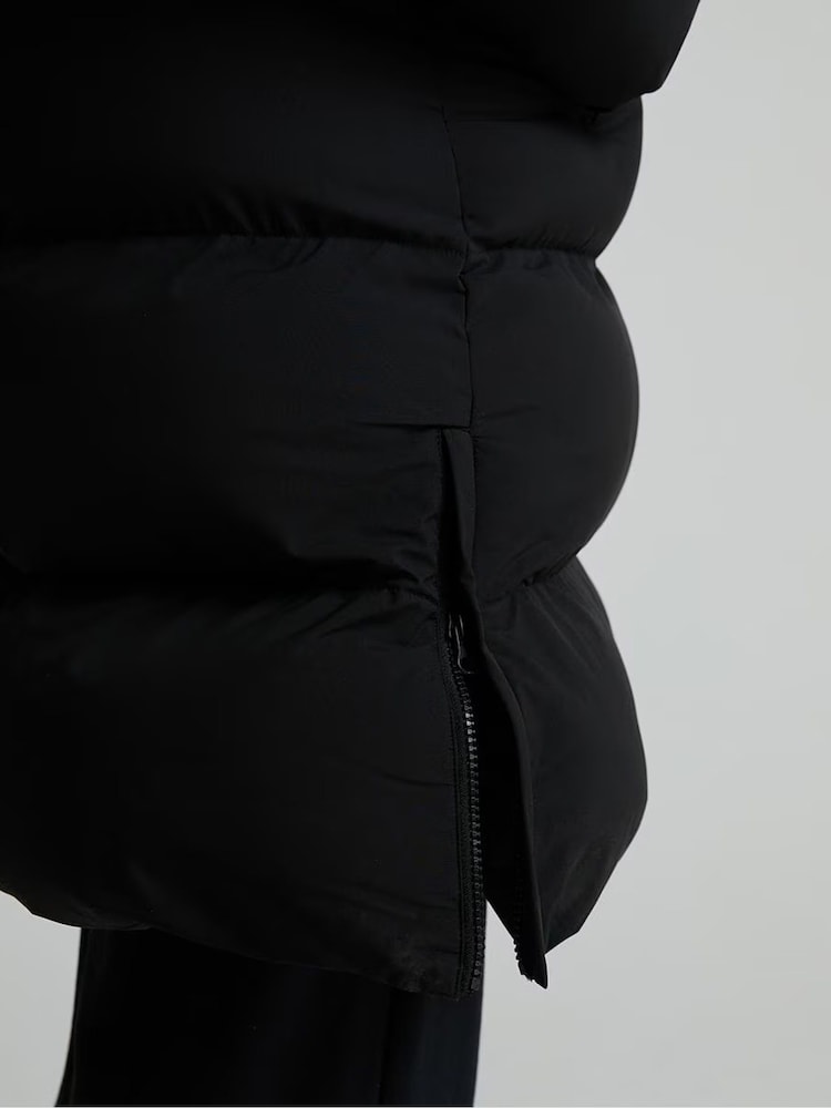 Zavetti Canada Black Elloria Longline Puffer Jacket - Image 5 of 5