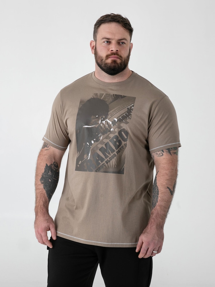D555 Official Rambo Printed T-Shirt - Изображение 1 6
