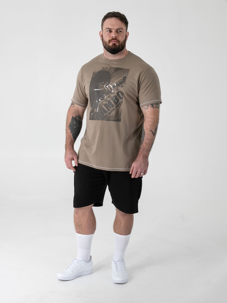 D555 Official Rambo Printed T-Shirt - Изображение 2 6