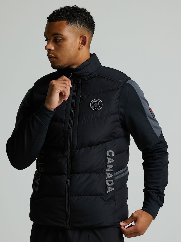Zavetti Canada Black Tallorro Gilet - Image 5 of 5