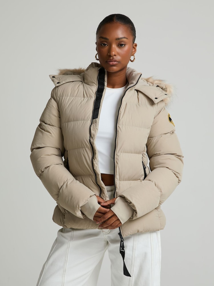 Zavetti Canada Nude Valleria Puffer Jacket - Image 2 of 7