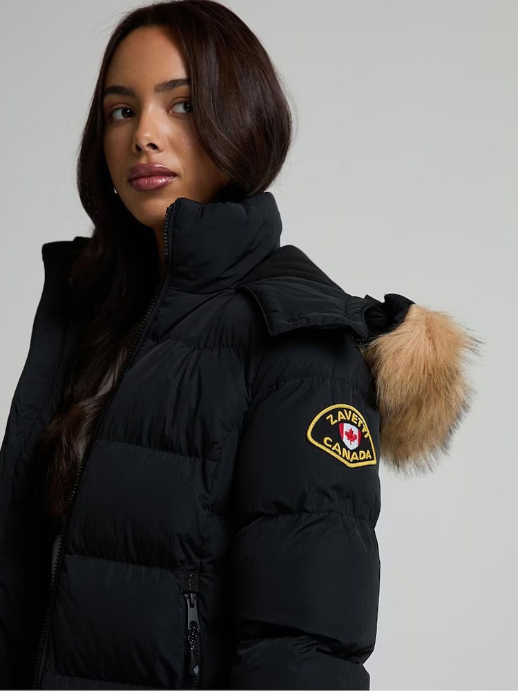 Zavetti Canada Black W Valleria Puffer Jacket - Image 4 of 4