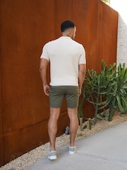 CAPO Natural Jacquard Button Up Polo Shirt - Image 2 of 5