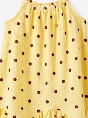 Cotton On Yellow Hazel Scalloped Sleeveless Dress - Image 2 of 3