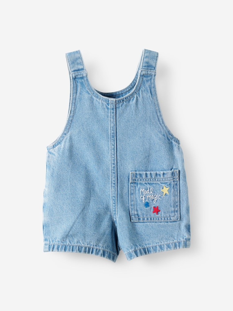 Cotton On Blue Aspen Denim Short Dungarees - Image 2 of 3