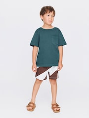 Cotton On Brown Henry Slouch Shorts - Image 1 of 5