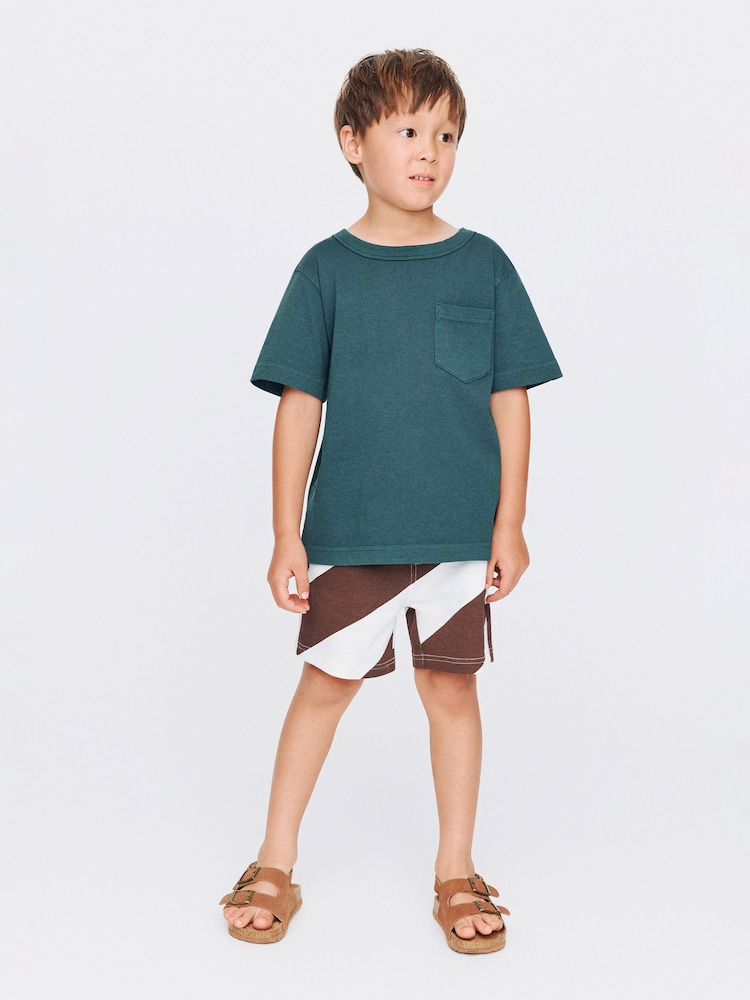 Cotton On Brown Henry Slouch Shorts - Image 1 of 5
