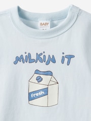 Cotton On Blue Bobbi Short Sleeve Dadas Tiny Tomato Graphic T-Shirt - Image 2 of 2