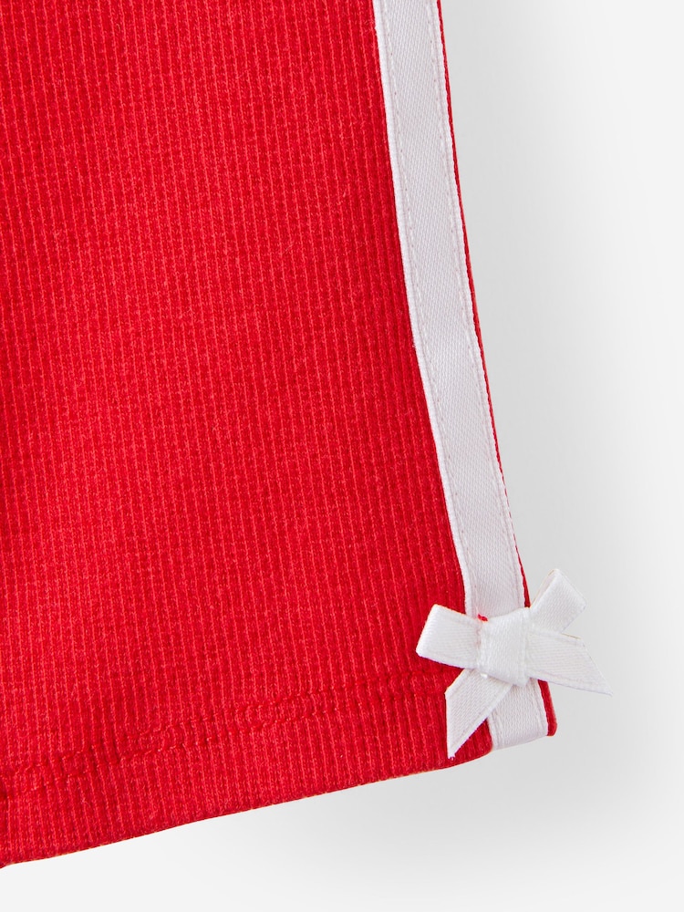 Cotton On Red Rain Rib Bike Shorts 2 Pack - Image 6 of 6 Cotton On Red Rain Rib Bike Shorts 2 Pack - Image 6 of 6