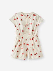 Cotton On White Woven Bow Playsuit - Image 1 of 3