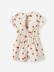 Cotton On White Woven Bow Playsuit - Image 2 of 3