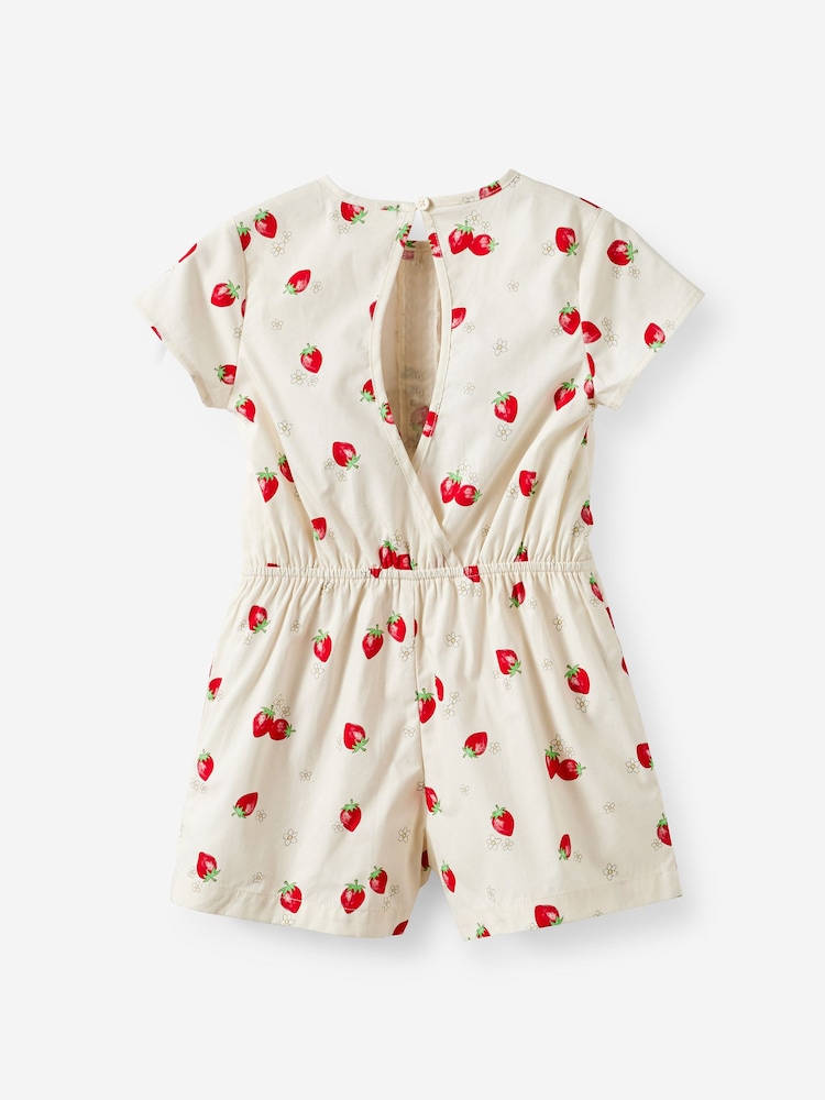 Cotton On White Woven Bow Playsuit - Image 2 of 3