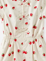 Cotton On White Woven Bow Playsuit - Image 3 of 3