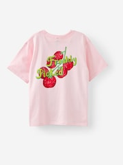 淺粉紅 - Cotton On Poppy Oversized Back T-Shirt - 圖片 2/3