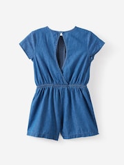 Cotton On Blue Woven Bow Playsuit - Image 2 of 3
