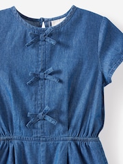 Cotton On Blue Woven Bow Playsuit - Image 3 of 3