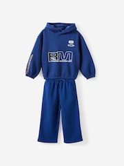 Cotton On Blue Sammy Barrel Hoodie & Straight Leg Trackpant Set - Image 1 of 1