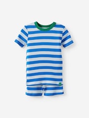 Cotton On Blue Dreamdrift Snug Short Sleeve Pyjamas Set - Image 1 of 2