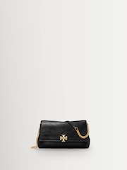 Tory Burch Black Charlie Quilted Chain Wallet - Image 1 of 4