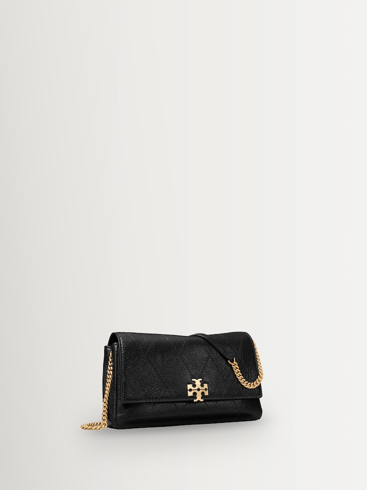 Tory Burch Black Charlie Quilted Chain Wallet - Image 2 of 4 Tory Burch Black Charlie Quilted Chain Wallet - Image 2 of 4