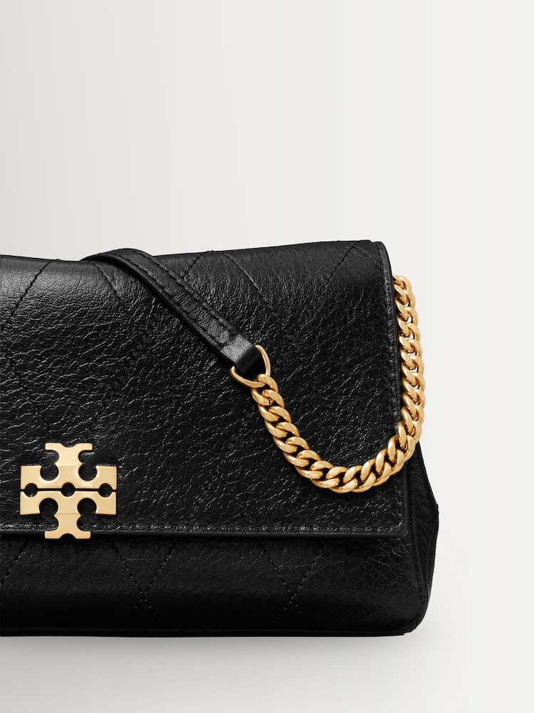 Tory Burch Black Charlie Quilted Chain Wallet - Image 4 of 4 Tory Burch Black Charlie Quilted Chain Wallet - Image 4 of 4