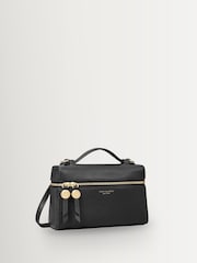 Tory Burch Black Romy Slim Top Handle Bag - Image 1 of 2