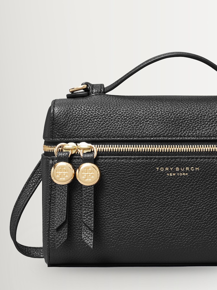 Tory Burch Black Romy Slim Top Handle Bag - Image 2 of 2 Tory Burch Black Romy Slim Top Handle Bag - Image 2 of 2