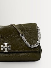 Tory Burch Green Charlie Quilted Chain Wallet - Image 4 of 4