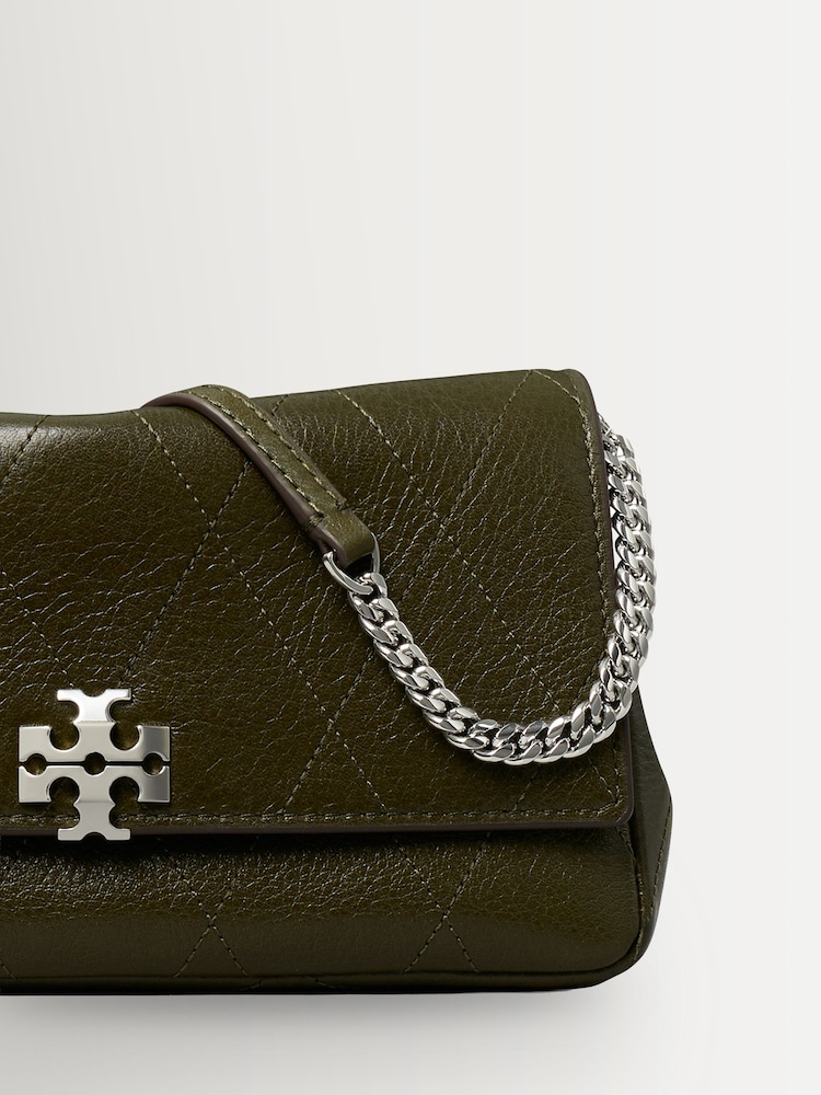 Tory Burch Green Charlie Quilted Chain Wallet - Image 4 of 4 Tory Burch Green Charlie Quilted Chain Wallet - Image 4 of 4