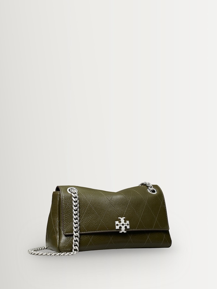 Tory Burch Green Charlie Quilted Small Shoulder Bag - Image 2 of 5 Tory Burch Green Charlie Quilted Small Shoulder Bag - Image 2 of 5