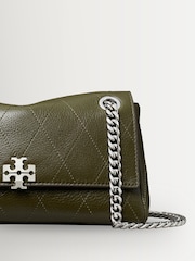 Tory Burch Green Charlie Quilted Small Shoulder Bag - Image 5 of 5