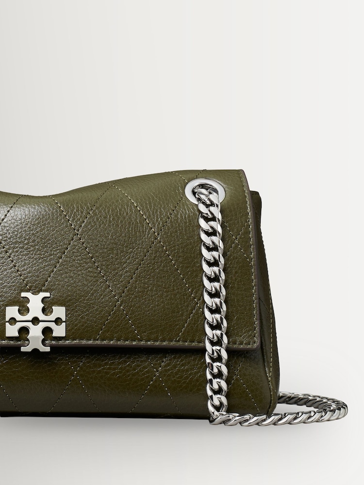 Tory Burch Green Charlie Quilted Small Shoulder Bag - Image 5 of 5 Tory Burch Green Charlie Quilted Small Shoulder Bag - Image 5 of 5