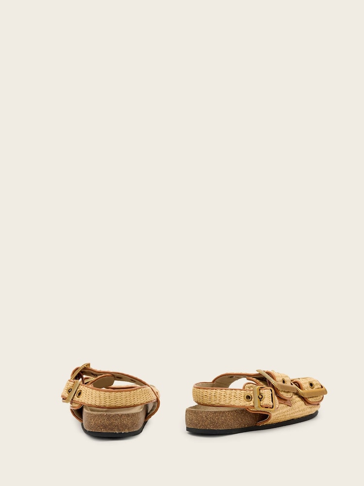 AllSaints Staffa Raffia Sandals - صورة 2 من 5