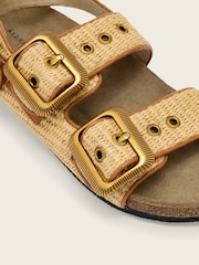 AllSaints Staffa Raffia Sandals - صورة 4 من 5