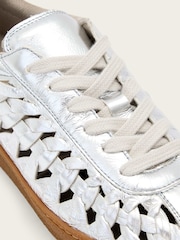 AllSaints Metallic Velma Woven Sneakers - Image 5 of 6
