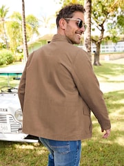 Cotton Traders Brown Cotton Cargo Jacket - Image 3 of 4