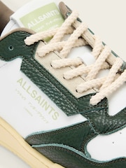 AllSaints White Regan Low Top Trainers - Image 5 of 6