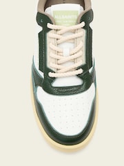 AllSaints White Regan Low Top Trainers - Image 6 of 6