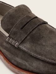 AllSaints Brown Bloom Soft Loafers - Image 4 of 5