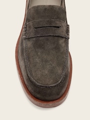 AllSaints Brown Bloom Soft Loafers - Image 5 of 5