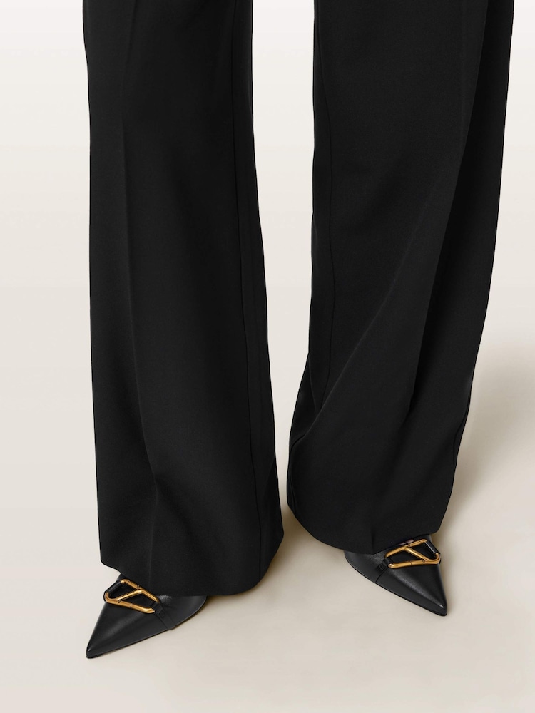 AllSaints Black Hera Slingback Shoes - Image 1 of 6 AllSaints Black Hera Slingback Shoes - Image 1 of 6