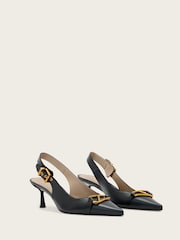 AllSaints Black Hera Slingback Shoes - Image 3 of 6