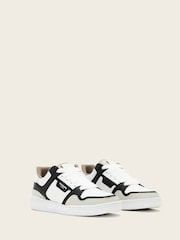 AllSaints White Regan Plus Low Top Trainers - Image 3 of 6
