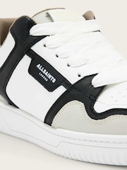 AllSaints White Regan Plus Low Top Trainers - Image 5 of 6