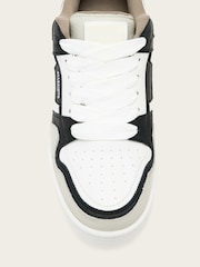 AllSaints White Regan Plus Low Top Trainers - Image 6 of 6